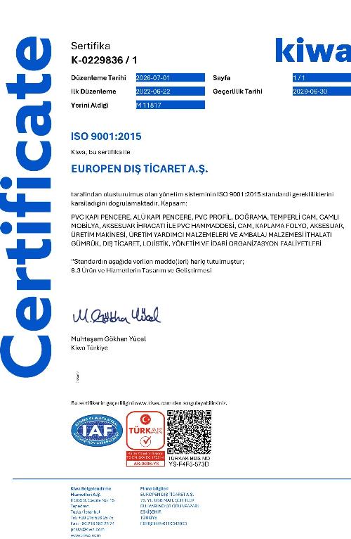 Europen Dış Ticaret-ISO 9001-2015 Sertifika_TR