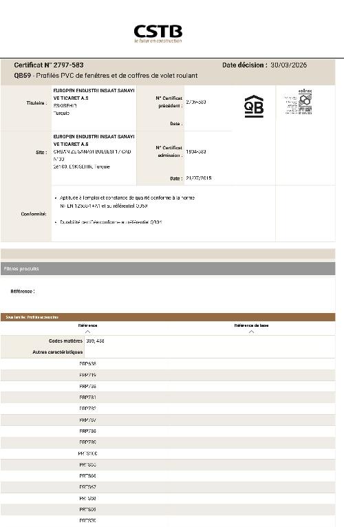 CSTB - QB59 2797-583-1